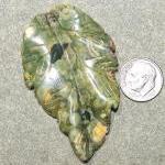 Rhyolite Jasper Leaf Focal ..